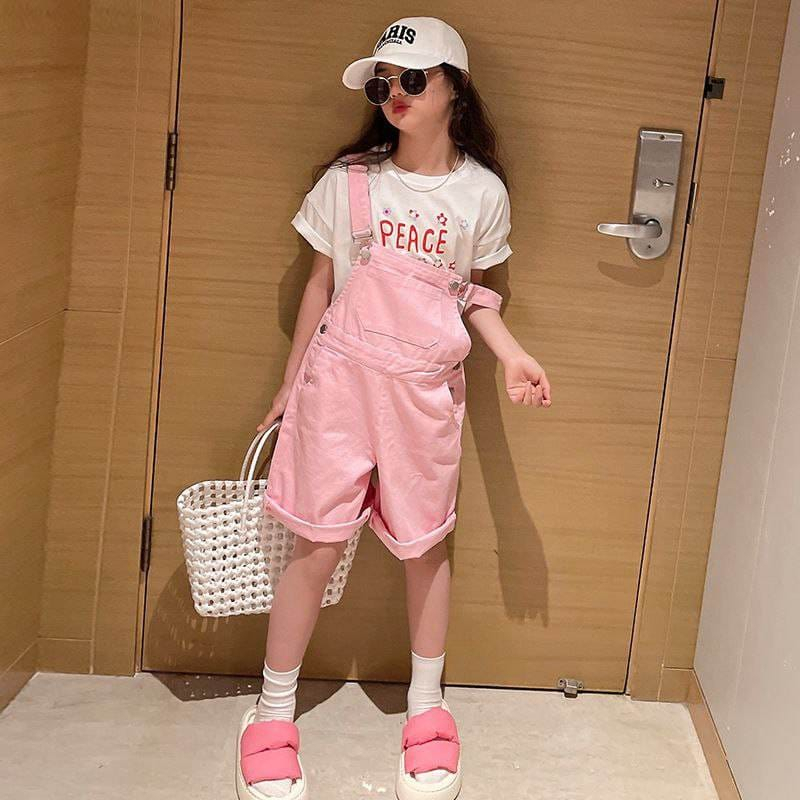 Setelan Overall PINKY Anak Perempuan Model