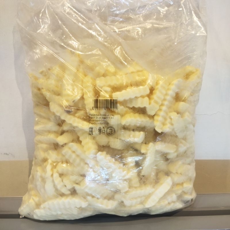 

Kentang crinkle Crinckle Fries 2.5kg