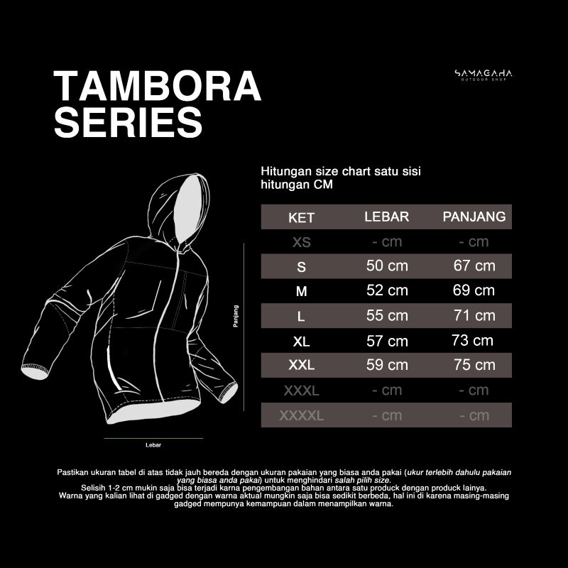 Jaket Mountaingeer Tambora Series - Jaket gunung - Jaket Outdoor - samagaha - outdoor