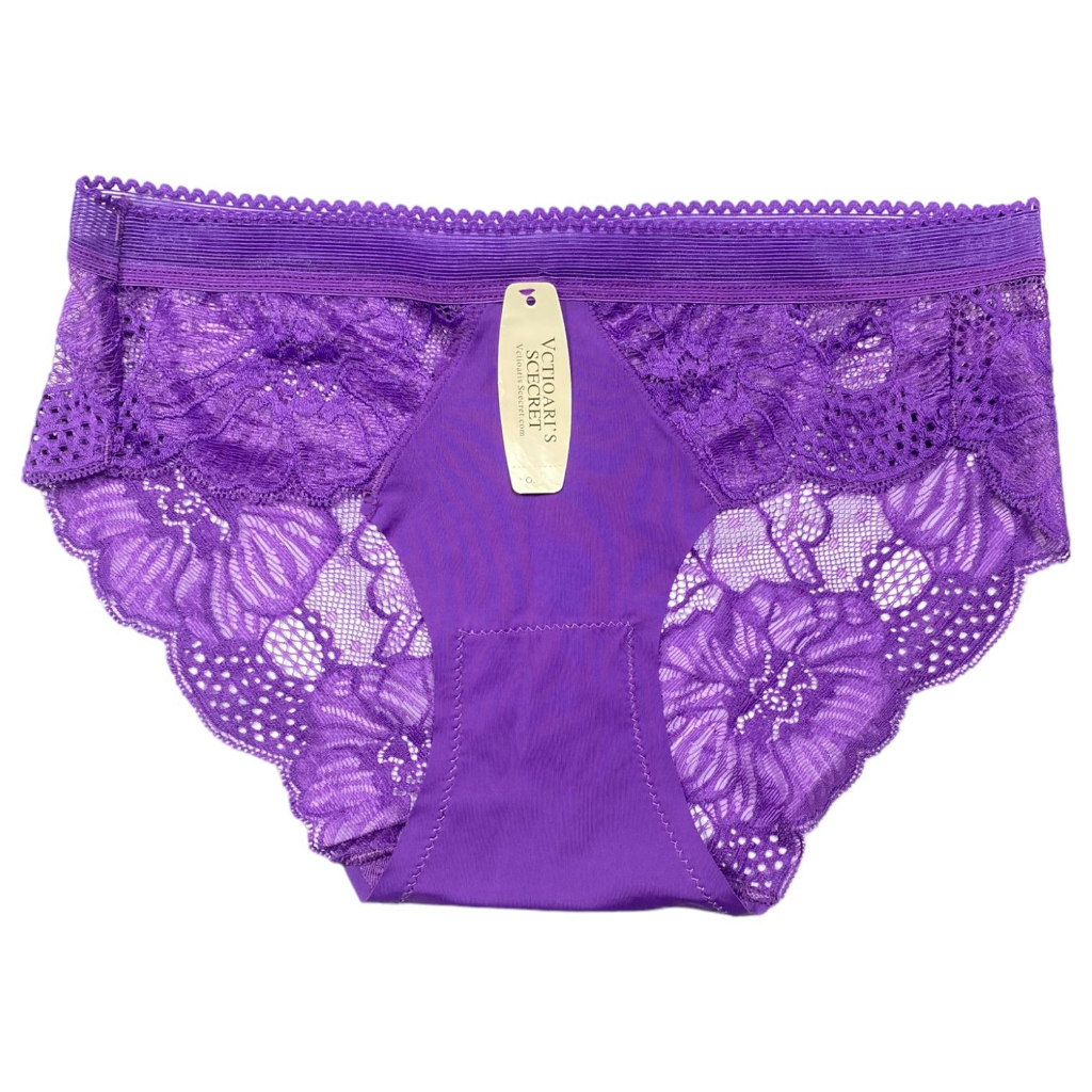 BV.ID CD8824 Celana Dalam Wanita Panties Seamless CD Renda Bunga Bahan Satin