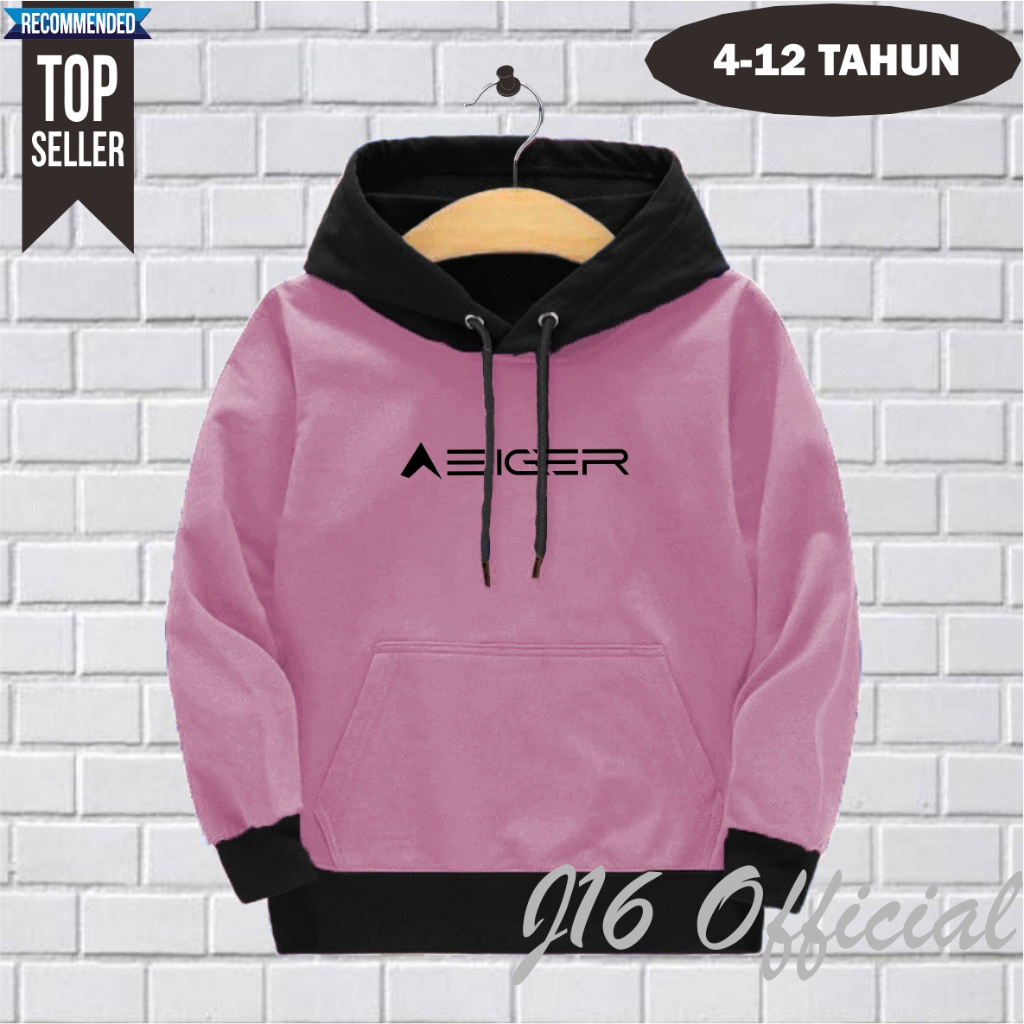 PREMIUM Sweater Hoodie Anak 3-11 Thn Bahan Tebal Lembut dan Adem