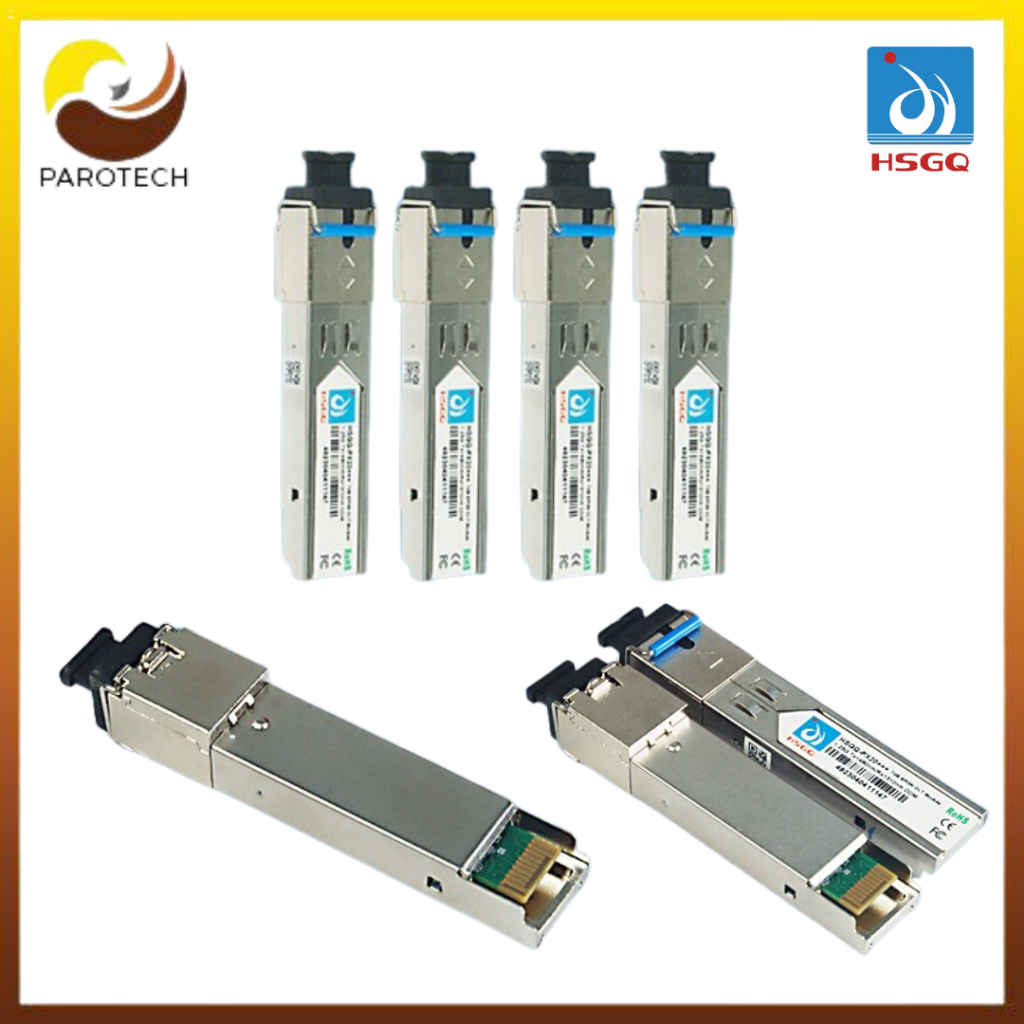 SFP Uplink HSGQ Bidi 1.25G 20LR 1 SET SEPASANG 31A 55B 1310 1550 20Km