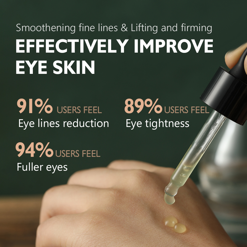 【BPOM】VIBRANT GLAMOUR Retinol Eye Serum Anti-Aging Eye Cream Treatment Anti Wrinkle Moisturizing Whitening For Puffy Bags, Dark Spots, Wrinkles Eye Serum 30ml