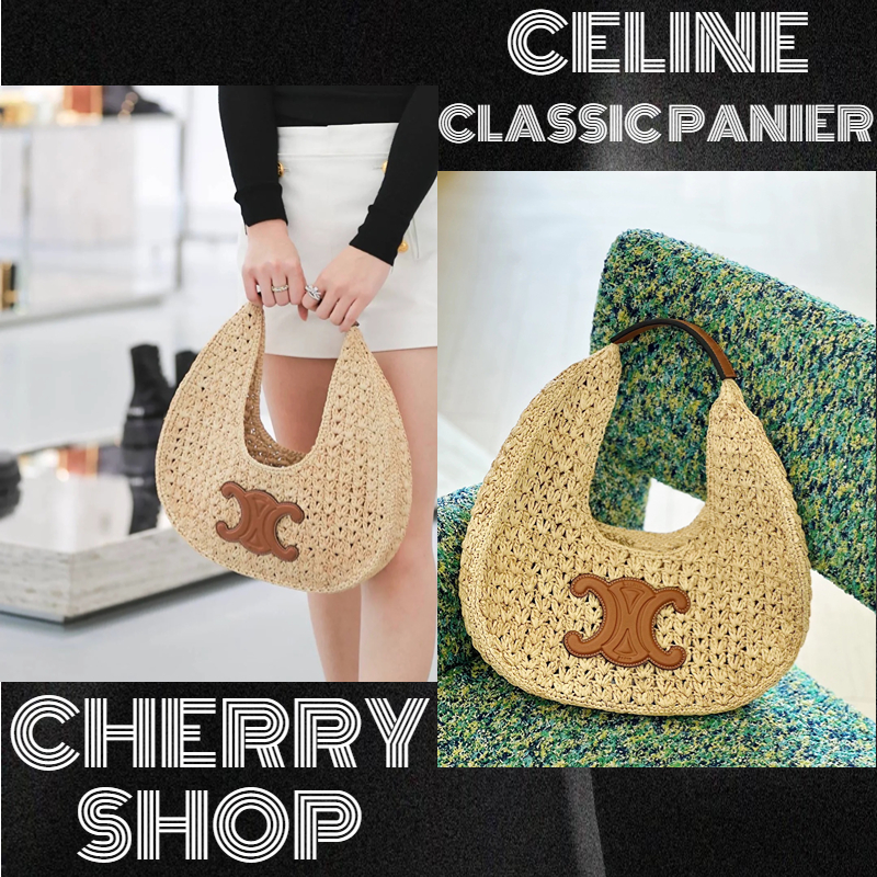100% authentic✨CELINE CLASSIC PANIER gaya baru/tas tangan HOBO BAG