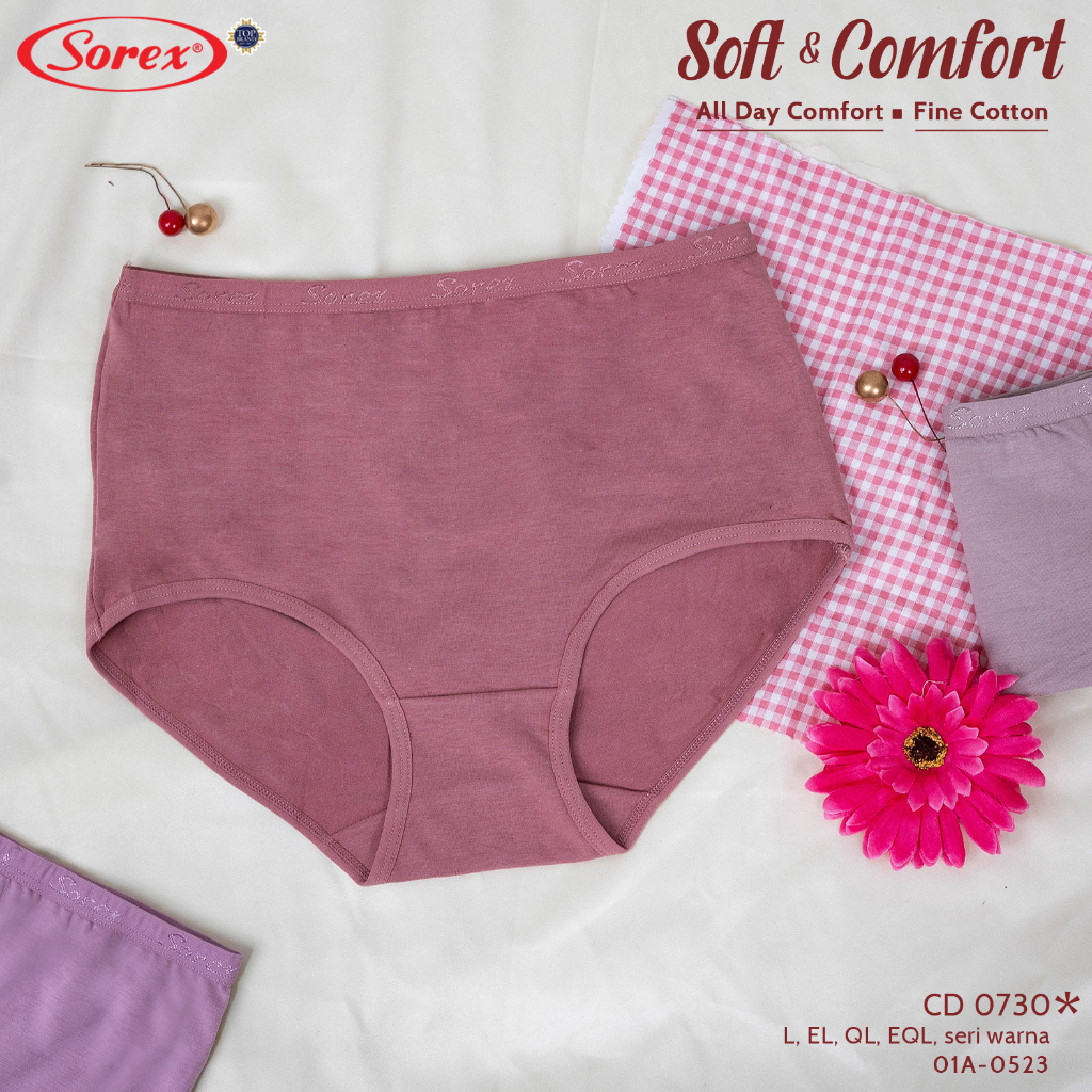 Celana dalam Cewek Basic wanita 0730 jumbo bigsize Sorex