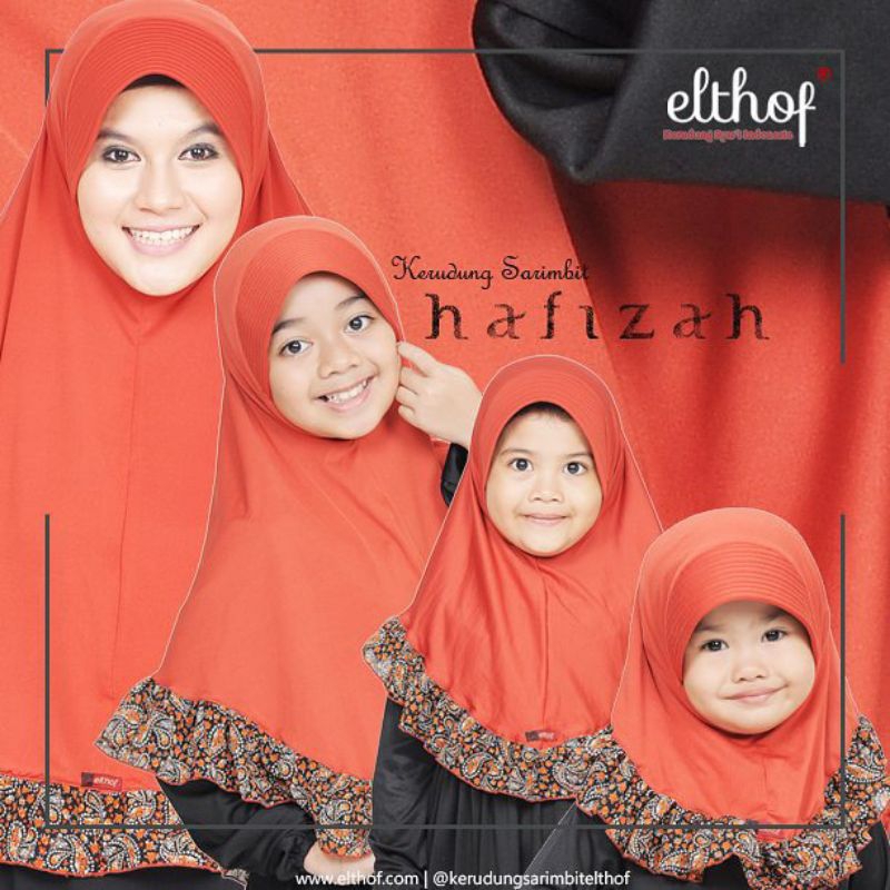 JILBAB INSTAN ELTHOF HAFIZAH ANAK & DEWASA