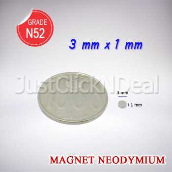 Magnet Neodymium Silinder 3 x 1 mm