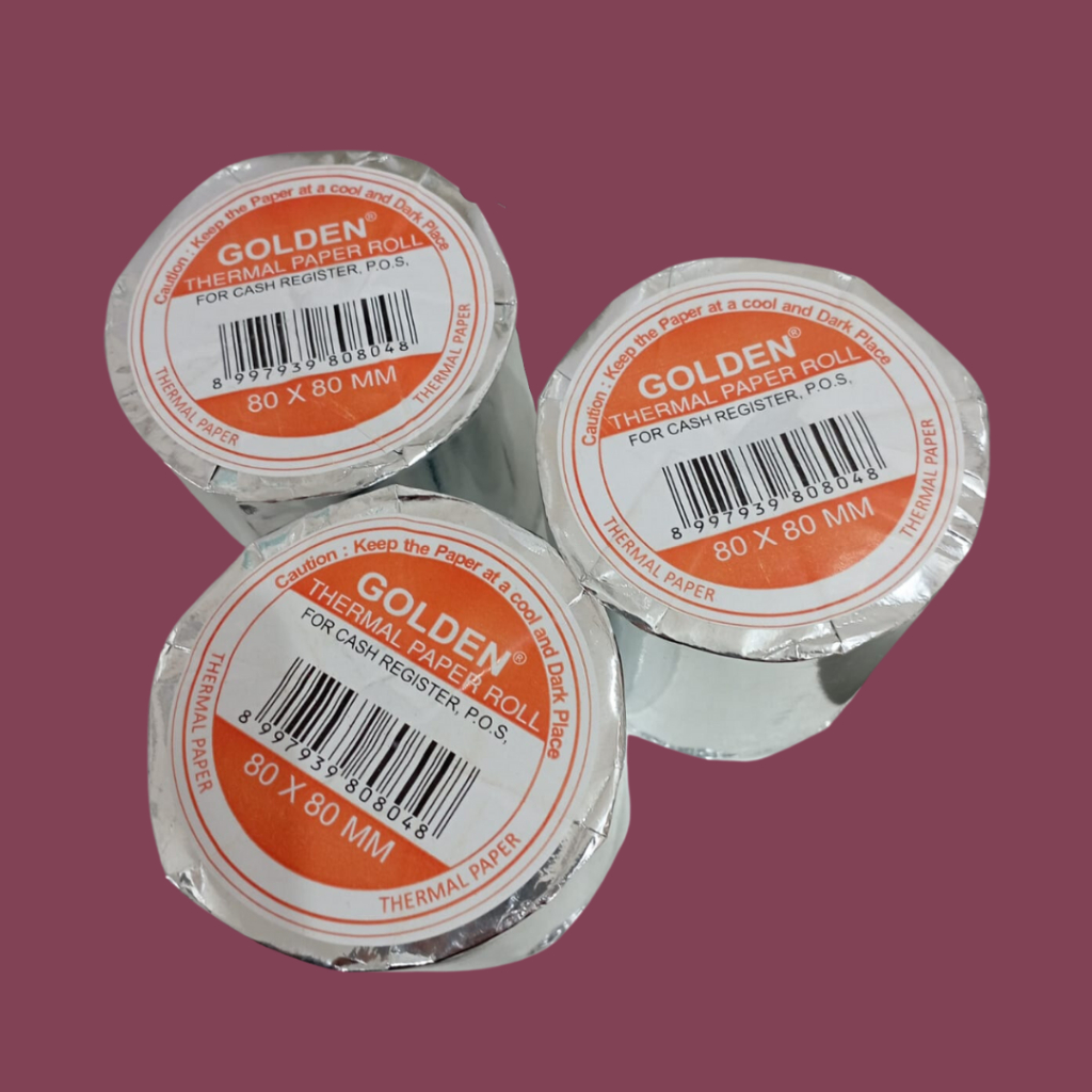 

Kertas Thermal Golden 80 x 80 mm