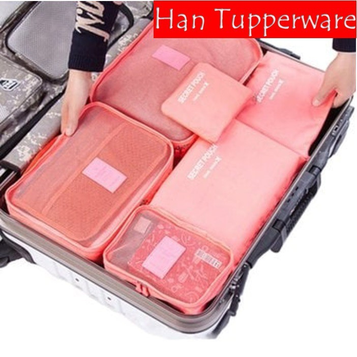 Travel Bag 6 in 1 Secret Pouch 6 in 1