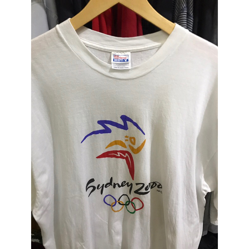 TSHIRTS HANES BEEFY SYDNEY OLYMPIC 2000