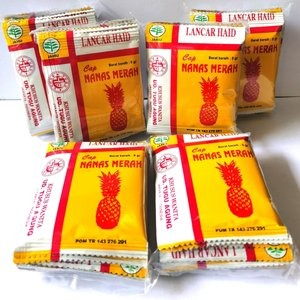 JAMU LANCAR HAID NANAS MERAH ORIGINAL ISI 10 SACHET