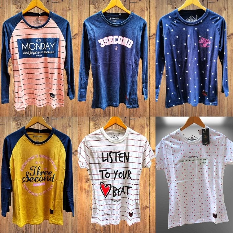 Kaos distro wanita - kaos cewek - kaos wanita - 3second wanita - 3SECOND kaos cewek - THREESECOND WANITA - threesecond replika ori