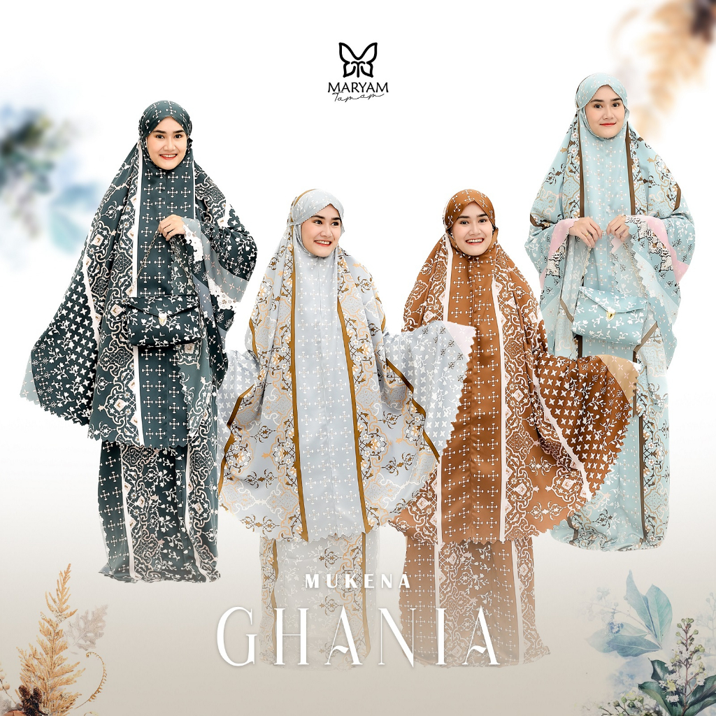MTP 06 - Mukena Dewasa Daily 2in1 Ghania Series | Mukena Premium 2 in 1 Luxury | Mukena Jumbo Dewasa