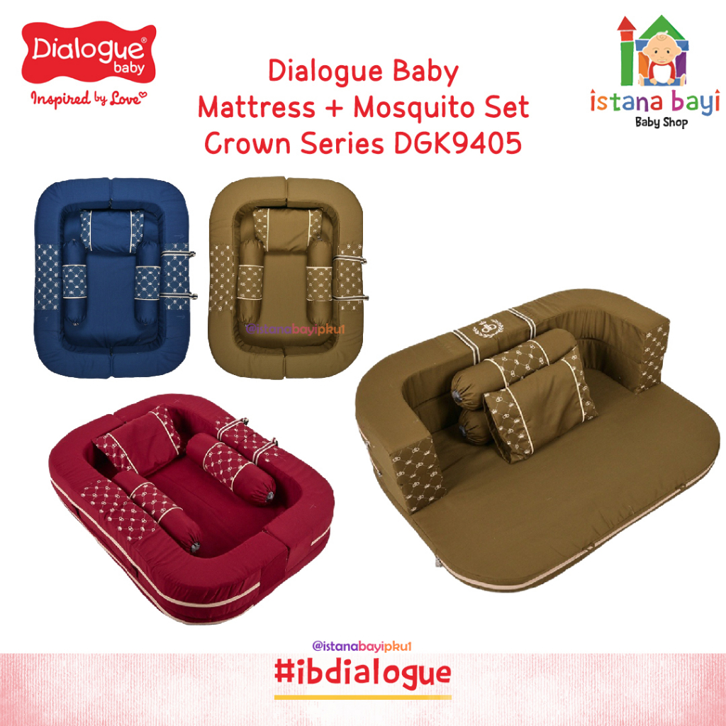 Dialogue Mattress + Mosquito Set Crown Series DGK9405 - Kasur Bayi