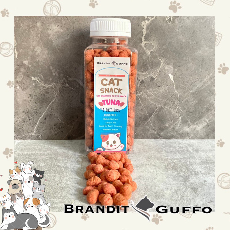 Brandit guffo dental snack kucing catnip cemilan cat perawatan gigi