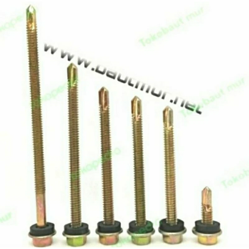 12×50 Sekrup rooping / roping atap / baja ringan