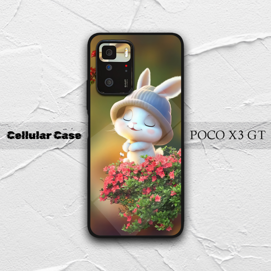 [CS50] Case Gloss Pocophone Poco X3 GT | Casing HP Kilau Efek Kaca | Kesing HP Premium Softcase Hard