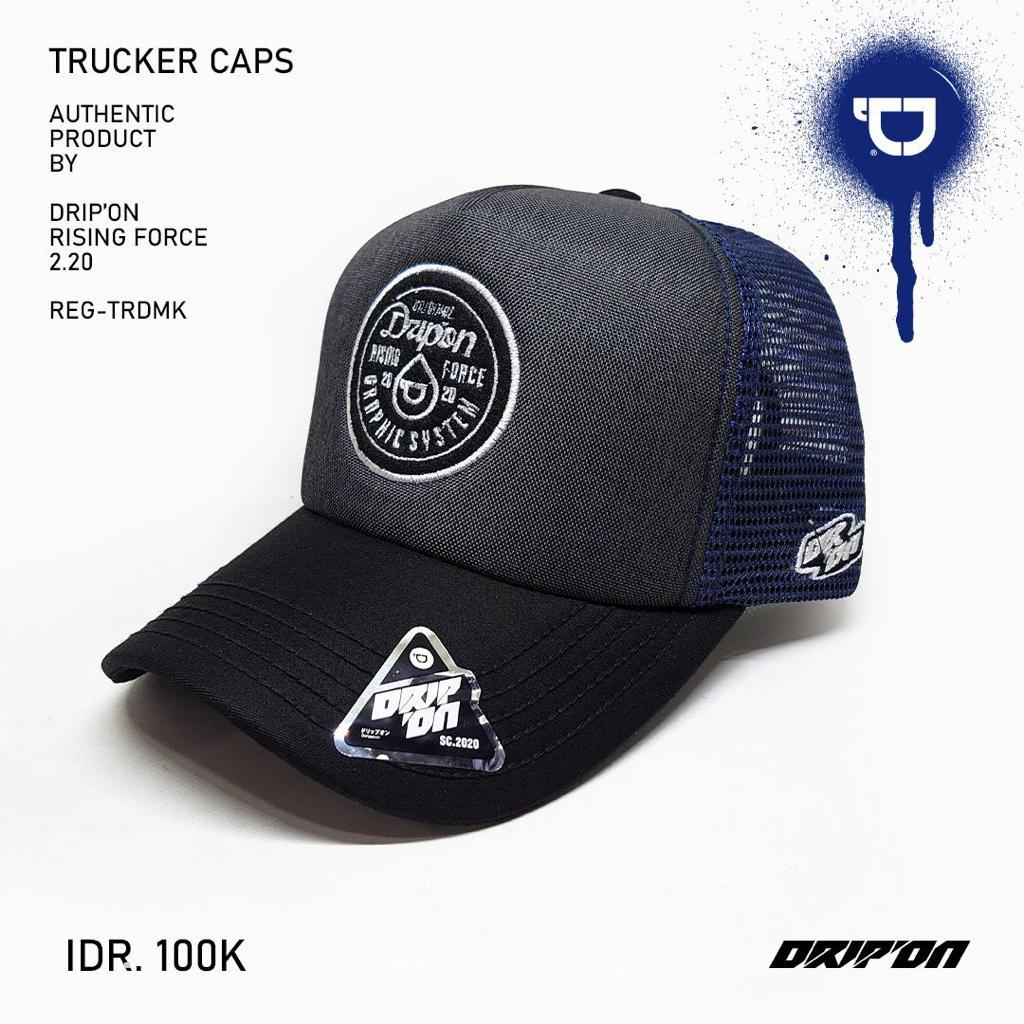 Drip On Topi Trucker Jaring Pria Dewasa Original DO40