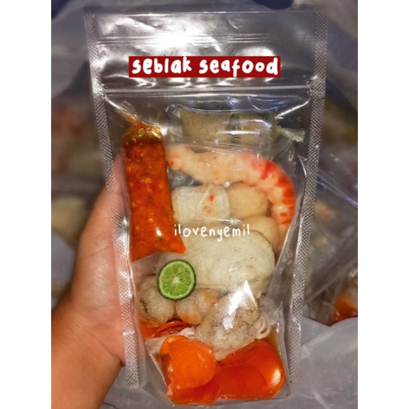 

PAKET SEBLAK SEAFOOD INSTAN SEBLAK SOSIS INSTAN