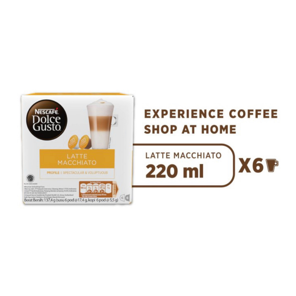 Nescafe Dolce Gusto Latte Macchiato - Capsule Original