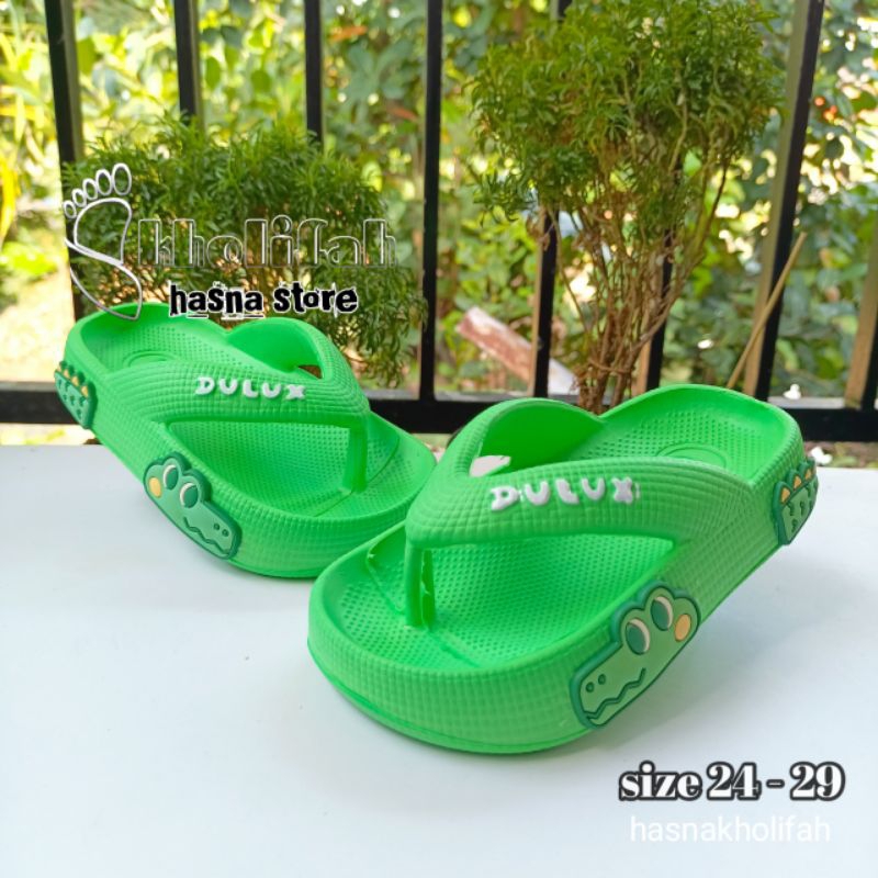 Sandal anak laki-laki karakter buaya darat size 24-29 Dulux 510D-by series