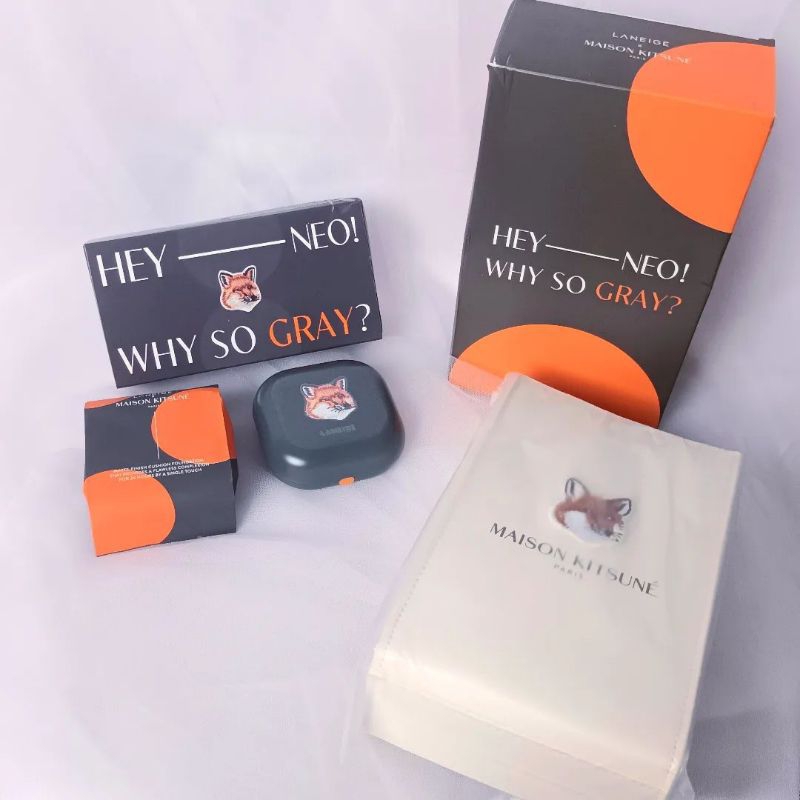 Laneige x Maison Kitsune Bundle (cushion+cross bag)