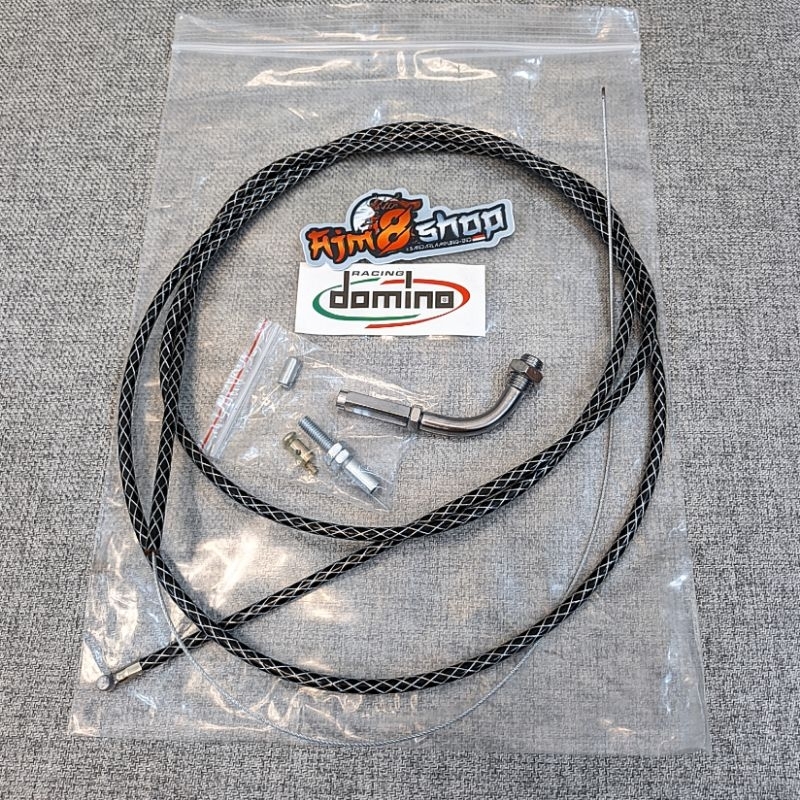 Tali gas kabel gas serat karbon 190cm universal kabel tali gas motor kabel gas thailand serat carbon thailand universal