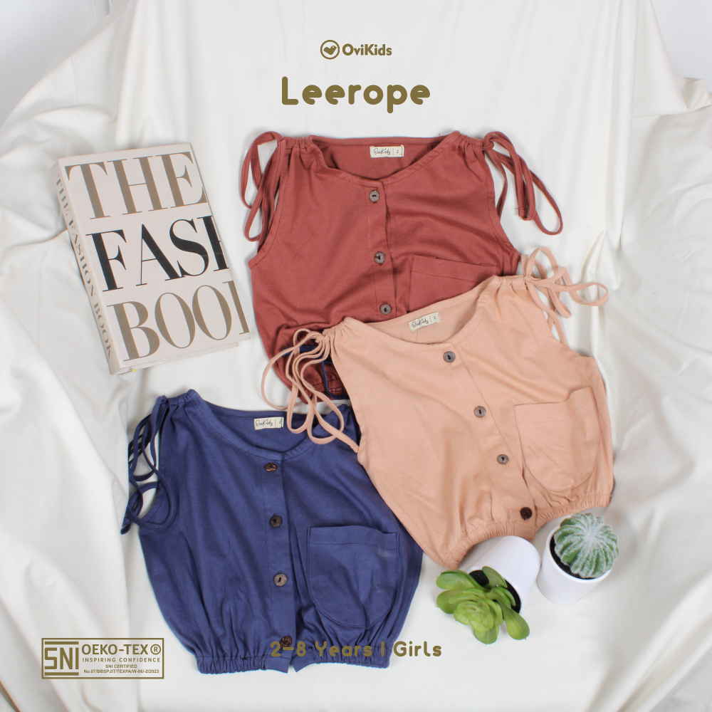 LEEROPE KAOS ANAK ATASAN BAJU ANAK PEREMPUAN BLOUSE ANAK PEREMPUAN 2-8 TAHUN OVIKIDS