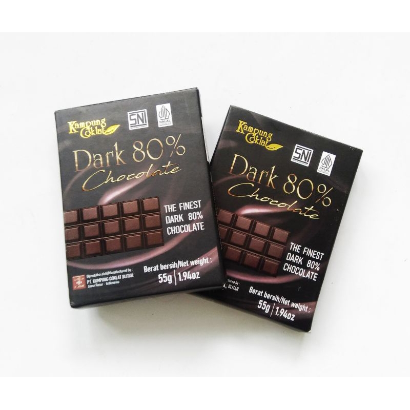 

Dark 80% Chocolate Block 55.g - KC