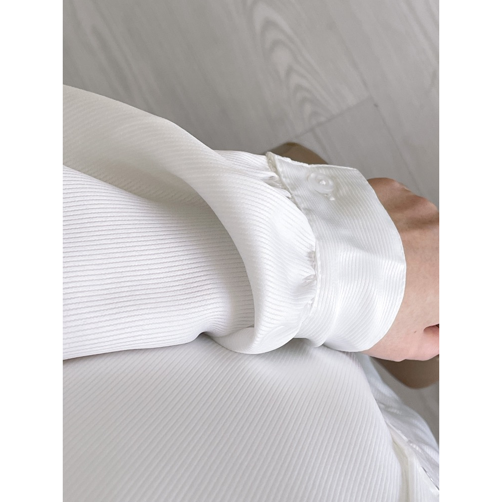 Kadaka D-0183 Kemeja Panjang Putih Cantik Wanita Free Inner