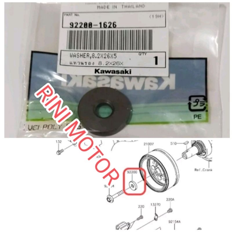 ring baut magnet rotor KLX150 KLX 150 Original