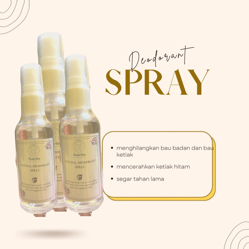 DEODORANT SPRAY ANTI BAU 24JAM !!!!