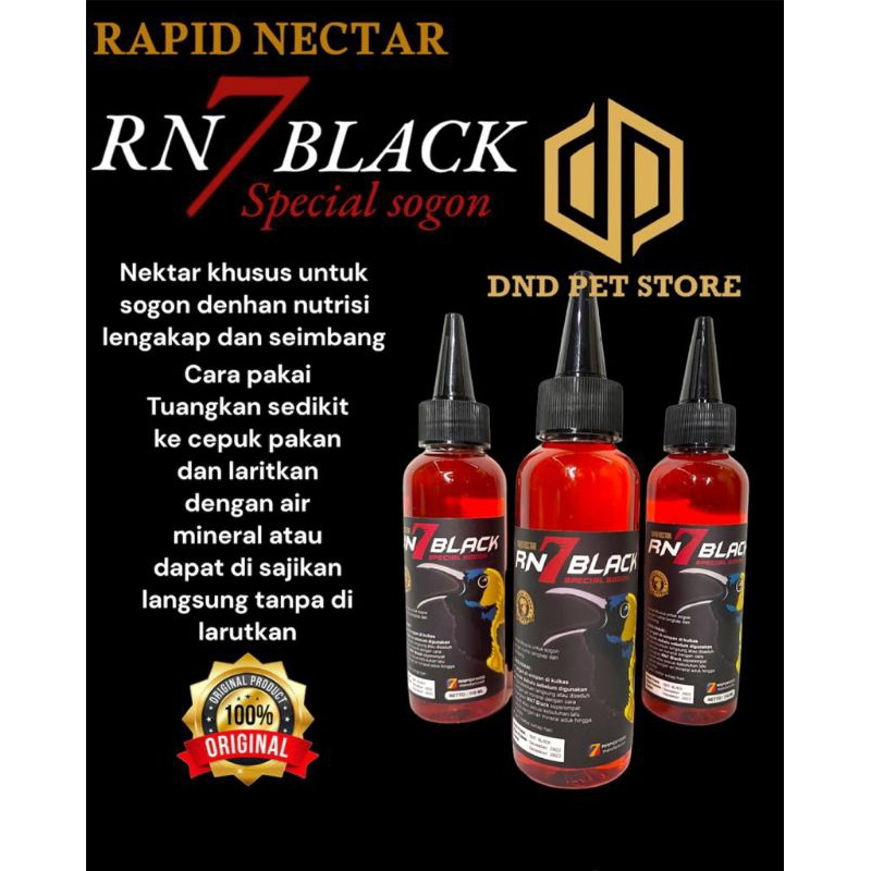 RN7 BLACK Nektar special Sogon pakan burung sogon nektar khusus sogon