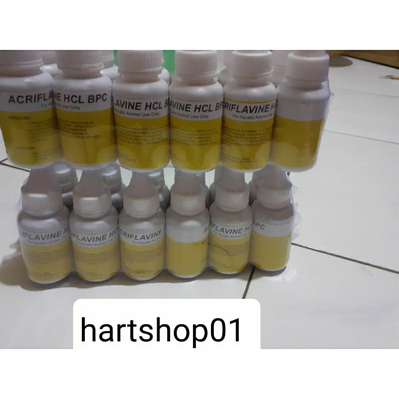 obat ikan acrivlafine hcl bpc 30ml acriflavine