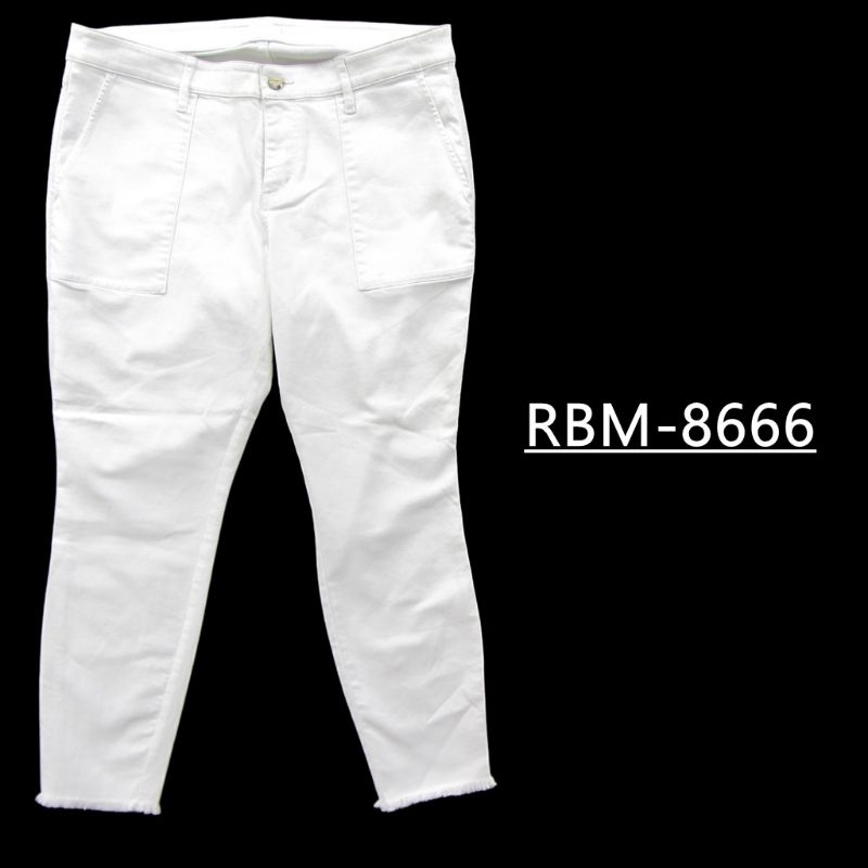 RBM-8666 CELANA JEANS WANITA 7/9 SKINNY CROP LOFT BRANDED MURAH BIGSIZE JUMBO SIZE 16
