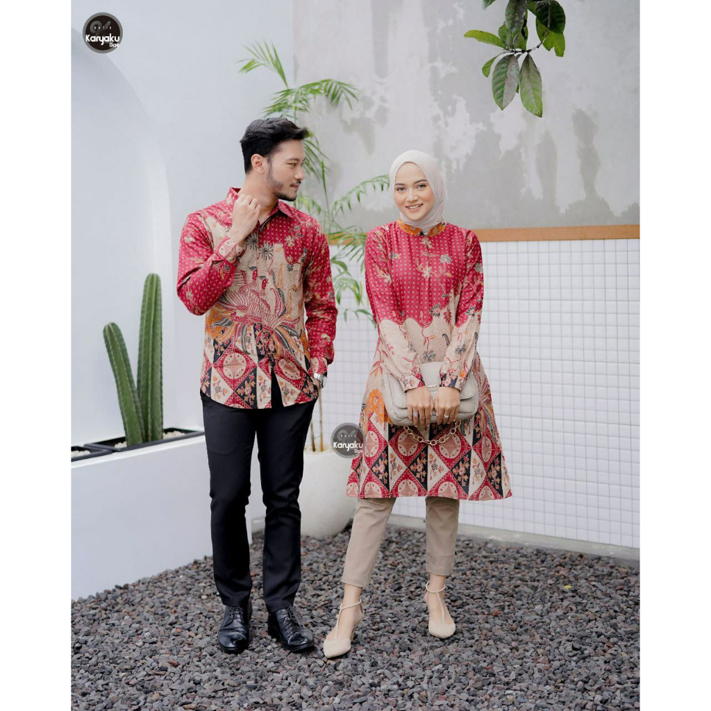 Batik Couple | Batik Couple Modern | Baju Batik Couple | Batik Tunik Couple