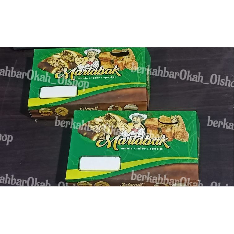 

MURAH MERIAH!!! Dus Martabak Manis/Telor Uk. 21x13x4 Kardus Martabak ECER (PER PCS)