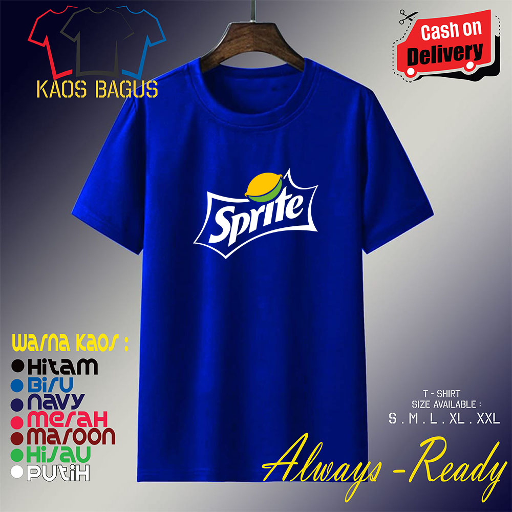 Kaos Baju Sprite Logo Perusahaan