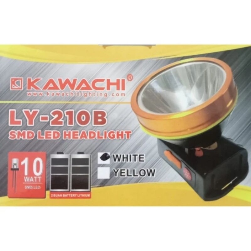 Senter kepala Kawachi 10 besar Watt LY-210B