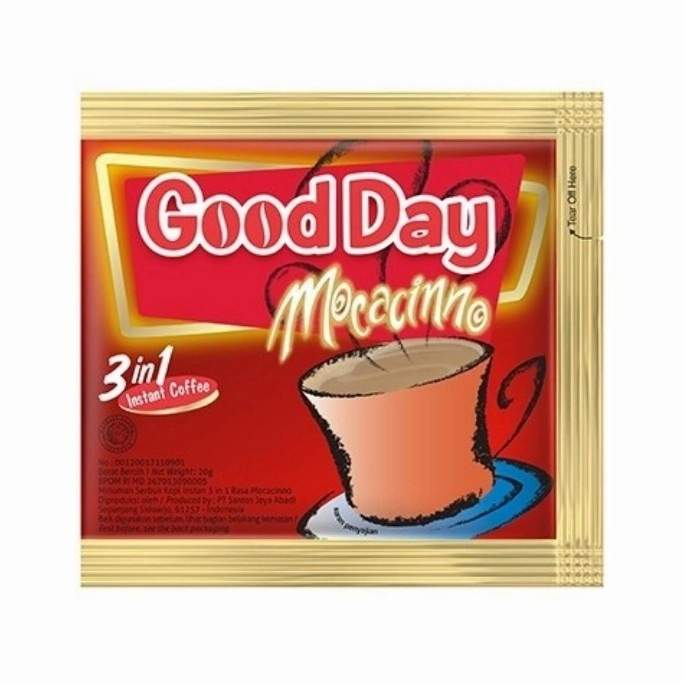 

Kopi good day kemasan sasetan
