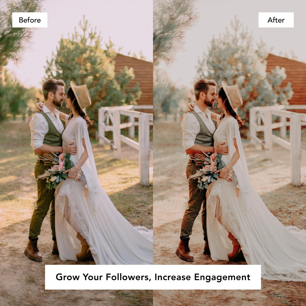 Boho Wedding 9 Mobile (IOS/Android) &amp; Desktop Presets