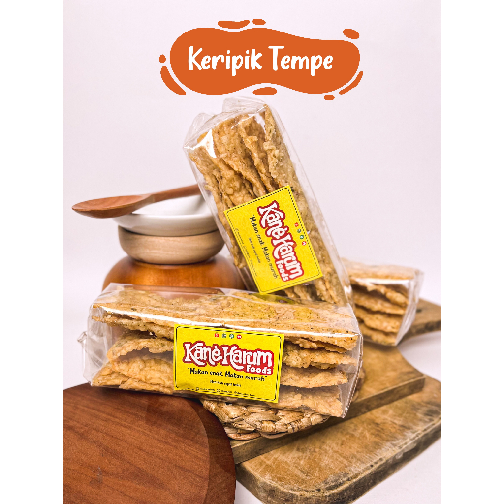 

Keripik Tempe - KANE HARUM FOODS (100gr)