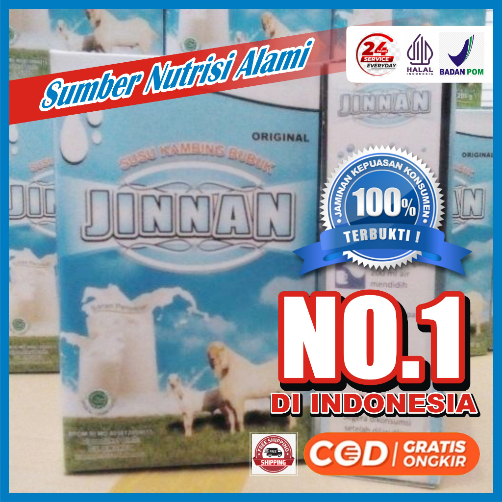 

Susu Kambing Etawa JINNAN 100% Terbaik & Termurah Indonesia - Original