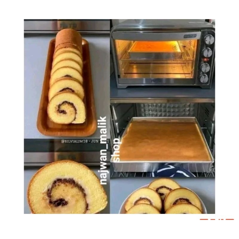 Loyang bolu gulung 26x26x4
