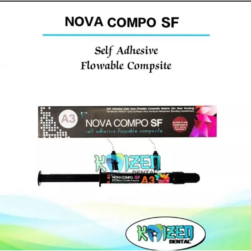 COMPOSITE FLOWABLE / COMPOSITE FLOW / NOVA COMPO SF / SELF ADHESIVE