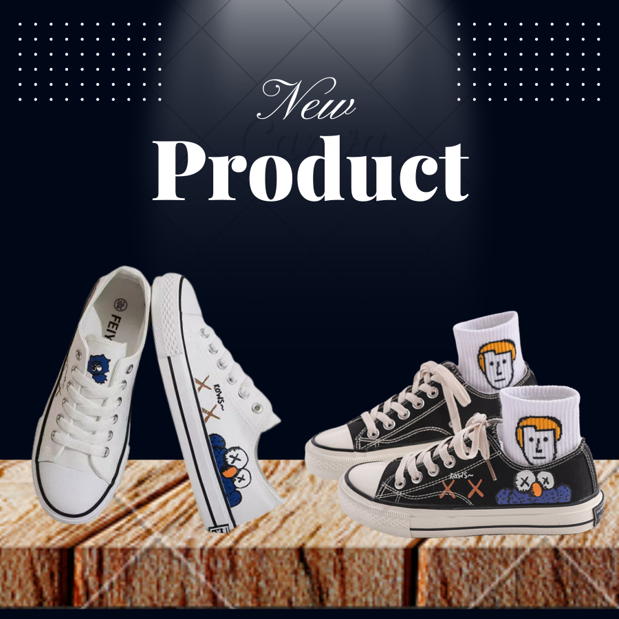 Sepatu Import Anak Cewek Cowok Cowo Casual Converse Formal Kerja Laki Laki Perempuan Pria Putih Seko