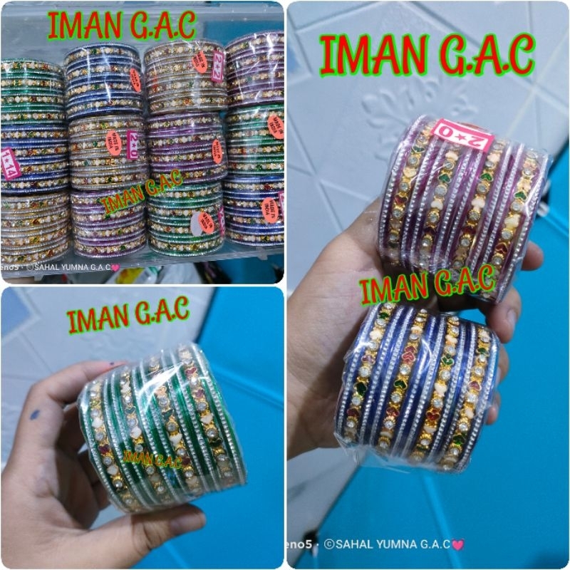 Gelang keroncong india anak dan dewasa motif /aksesoris Gelang tari india import