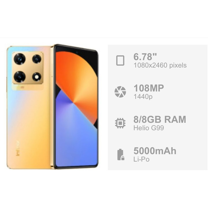 INFINIX NOTE 30 PRO 8+8/256 NFC & INFINIX NOTE 30 NFC 8/256 NEW GARANSI RESMI INFINIX