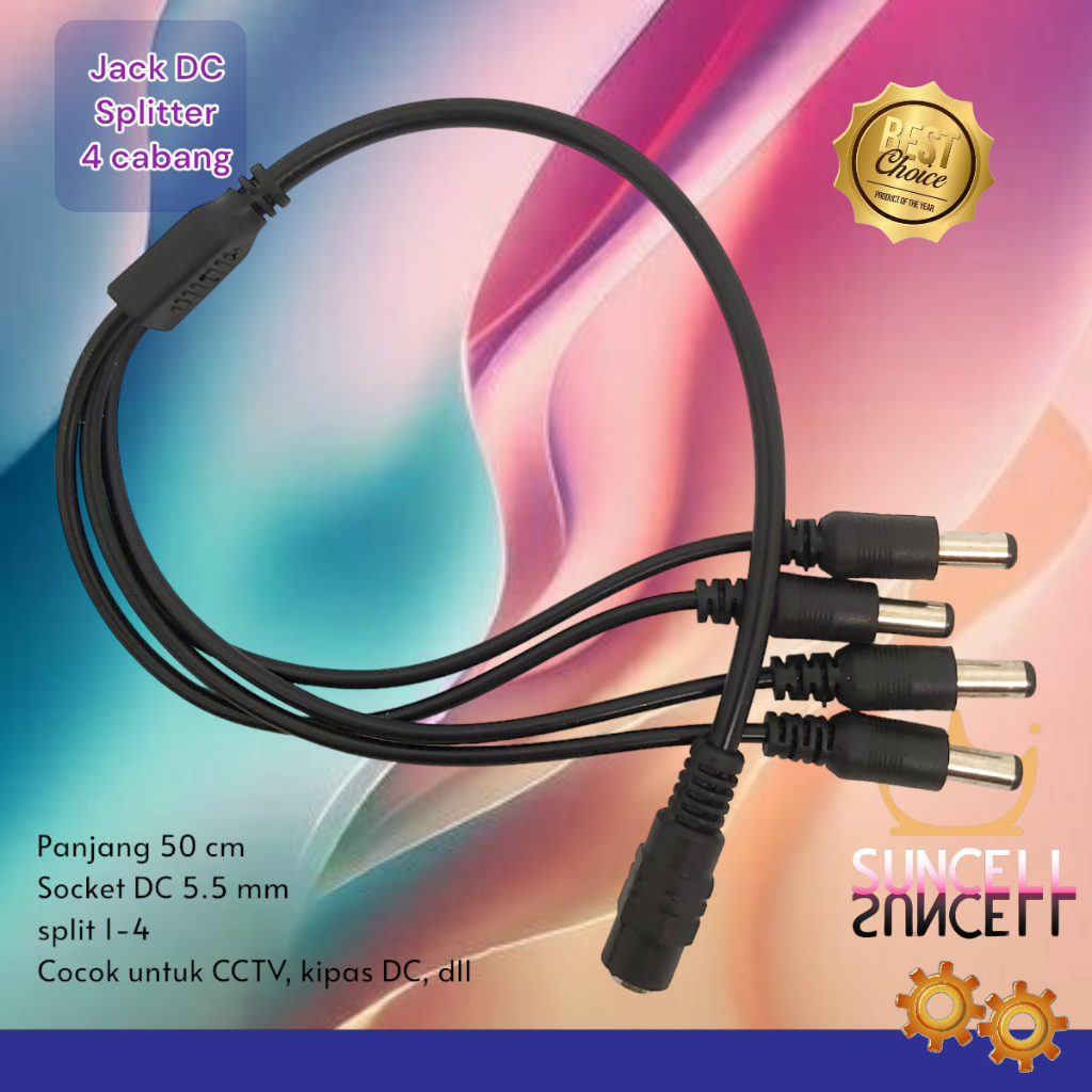 Jack DC Splitter 1-4