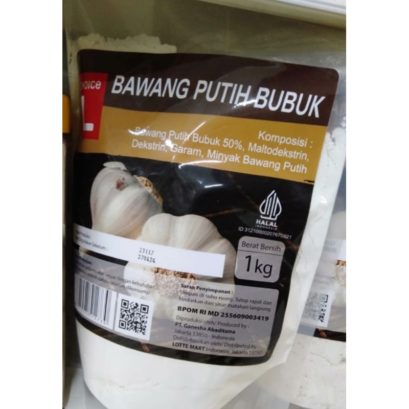 Bawang Putih Bubuk Choice L 1kg